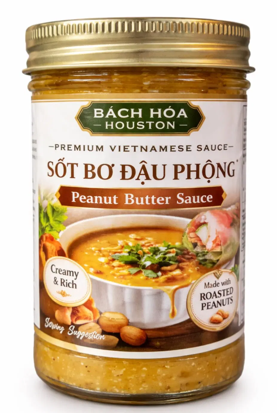 1 Bach Hoa Houston Peanut Butter Sauce 12 oz - Image 1