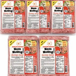 Houston Sausage Pack of 5 Original Grilled Pork Sausage 14 oz