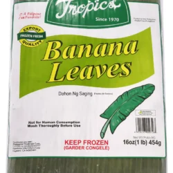 Tropics Brand Frozen Banana Leaf (16 oz / 454g)