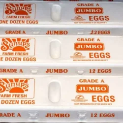 One Dozen Eggs - Jumbo Grade A - 12 Eggs