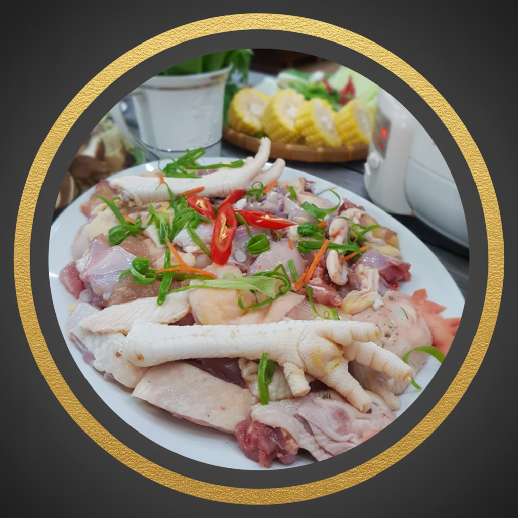 3. Lẩu gà nấu nấm - Image 1