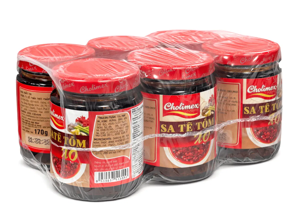 4 BEST BEFORE 6 MAY, 2026 | Pack of 6 Cholimex Shrimp Satay XO Sauce - Image 1