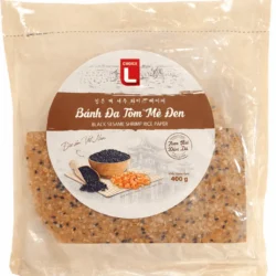 Black Sesame Shrimp Rice Cracker (Bag)