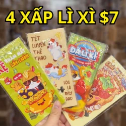 Lunar New Year Red Envelopes (4 Packs)