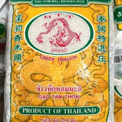 Green Dragon Premium Thai Hom Mali Broken Jasmine Rice 25 LB
