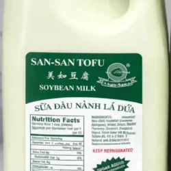 Soybean Milk Pandan San-San Tofu (1/2 Gallon)
