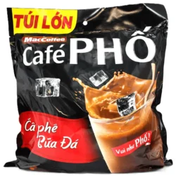 MacCoffee Café Phố Vietnamese Iced Milk Coffee Mix - Large Pack 50 Sachets x 24g