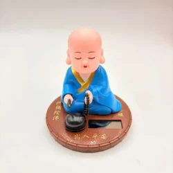 Solar Monk Figurine (Blue)