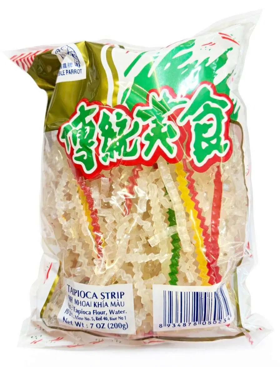 95 Double Parrot Tapioca Strip (7 oz / 200g) - Image 1