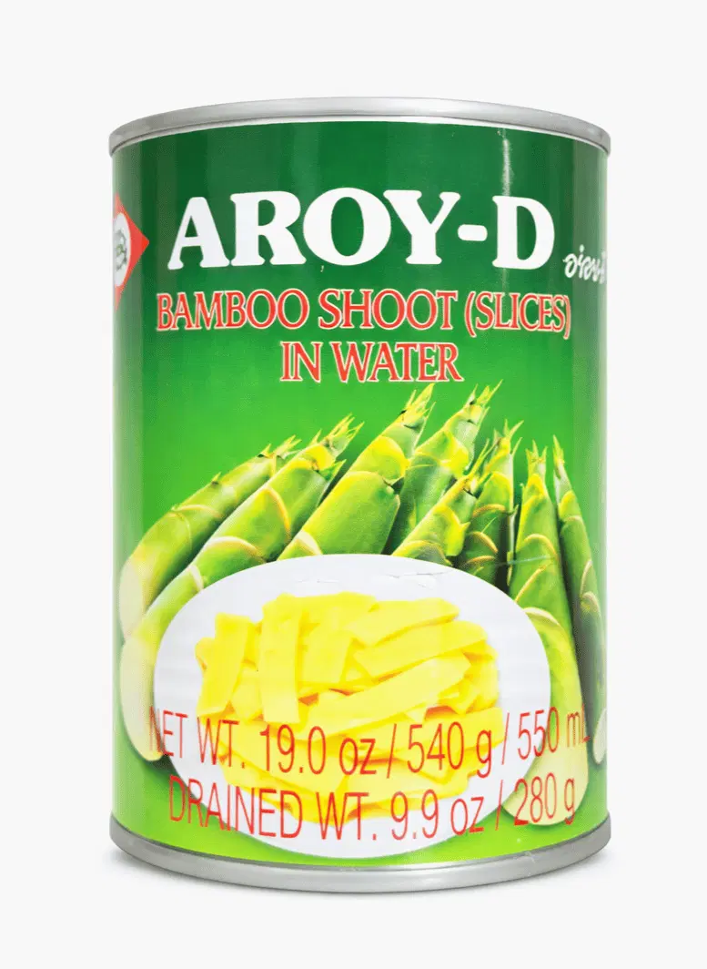 97 Aroy-D Bamboo Shoot Slices in Water (19 oz / 540g) - Image 1