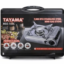 Tayama Stainless Steel Mini Gas Stove 7000 BTU