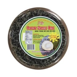 Bánh Tráng Mè Đen với Dừa Sợi